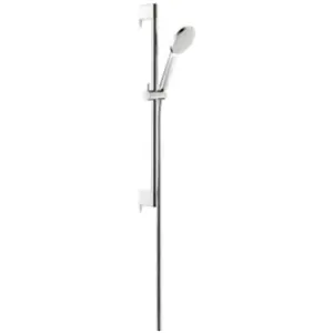 Duravit, Pommeau de douche, Set de douche chromé (1 Types de jets, 19.50 l/min) pas cher