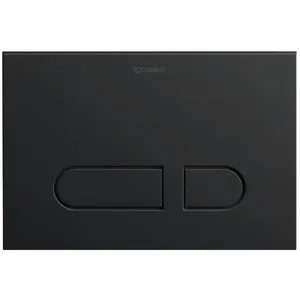 Duravit DuraSystem - Bedieningsplaat, mat zwart WD5001031000