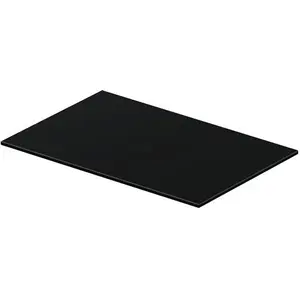 Duravit, Meubles de salle de bains : accessoires, Glaseinleger DURASQUARE 470x310mm schwarz pas cher