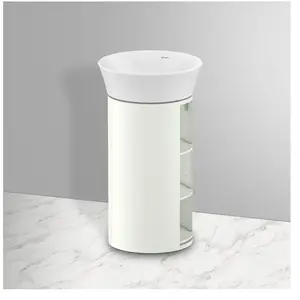 Duravit, Meuble sous-lavabo, White Tulip, meuble sous-vasque sur pied, largeur 350 x profondeur 410mm, avec compartiment (35 x 41 x 75.10 cm) pas cher