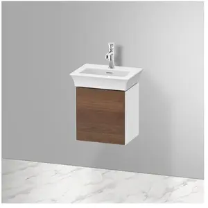 Duravit, Meuble sous-lavabo, White Tulip, meuble sous vasque suspendu, largeur 384 x profondeur 298mm, avec 1x arrêt de (38.40 x 29.80 x 41 cm)