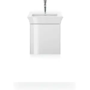 Duravit, Meuble sous-lavabo, White Tulip, meuble sous vasque suspendu, largeur 384 x profondeur 298mm, avec 1x arrêt de (38.40 x 29.80 x 41 cm)