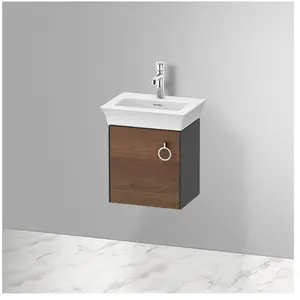Duravit, Meuble sous-lavabo, White Tulip, meuble sous vasque suspendu, largeur 384 x profondeur 298mm, avec 1x arrêt de (38.40 x 29.80 x 41 cm)