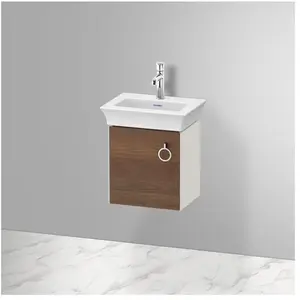 Duravit, Meuble sous-lavabo, White Tulip, meuble sous vasque suspendu, largeur 384 x profondeur 298mm, avec 1x arrêt de (38.40 x 29.80 x 41 cm)
