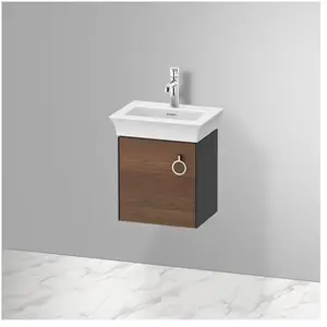 Duravit, Meuble sous-lavabo, White Tulip, meuble sous vasque suspendu, largeur 384 x profondeur 298mm, avec 1x arrêt de (38.40 x 29.80 x 41 cm)