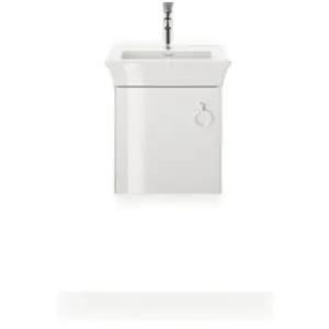 Duravit, Meuble sous-lavabo, White Tulip, meuble sous vasque suspendu, largeur 384 x profondeur 298mm, avec 1x arrêt de