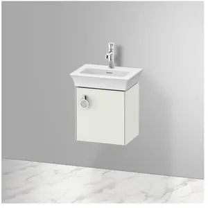 Duravit, Meuble sous-lavabo, White Tulip, meuble sous vasque suspendu, largeur 384 x profondeur 298mm, avec 1x arrêt de (38.40 x 29.80 x 41 cm)