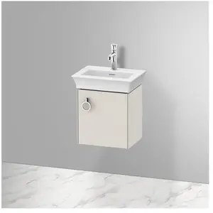 Duravit, Meuble sous-lavabo, White Tulip, meuble sous vasque suspendu, largeur 384 x profondeur 298mm, avec 1x arrêt de (38.40 x 29.80 x 41 cm)