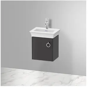 Duravit, Meuble sous-lavabo, White Tulip, meuble sous vasque suspendu, largeur 384 x profondeur 298mm, avec 1x arrêt de (38.40 x 29.80 x 41 cm)