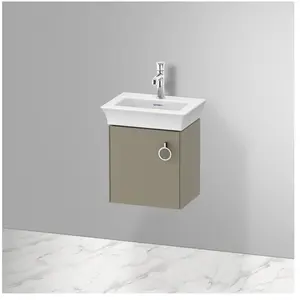Duravit, Meuble sous-lavabo, White Tulip, meuble sous vasque suspendu, largeur 384 x profondeur 298mm, avec 1x arrêt de (38.40 x 29.80 x 41 cm)
