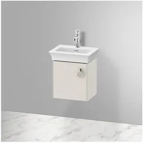 Duravit, Meuble sous-lavabo, White Tulip, meuble sous vasque suspendu, largeur 384 x profondeur 298mm, avec 1x arrêt de (38.40 x 29.80 x 41 cm)