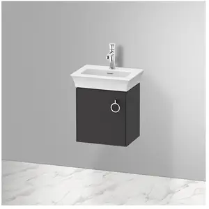 Duravit, Meuble sous-lavabo, White Tulip, meuble sous vasque suspendu, largeur 384 x profondeur 298mm, avec 1x arrêt de (38.40 x 29.80 x 41 cm)