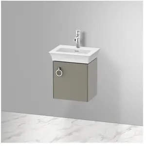 Duravit, Meuble sous-lavabo, White Tulip, meuble sous vasque suspendu, largeur 384 x profondeur 298mm, avec 1x arrêt de (38.40 x 29.80 x 46 cm)