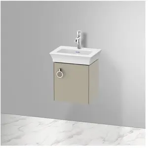 Duravit, Meuble sous-lavabo, White Tulip, meuble sous vasque suspendu, largeur 384 x profondeur 298mm, avec 1x arrêt de (38.40 x 29.80 x 41 cm)