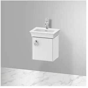 Duravit, Meuble sous-lavabo, White Tulip, meuble sous vasque suspendu, largeur 384 x profondeur 298mm, avec 1x arrêt de (38.40 x 29.80 x 41 cm)