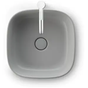 Duravit, Lavabo, Vasque à poser Zencha sans robinetterie 420x420mm gr ... pas cher