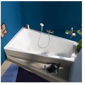 Duravit, Baignoire, Baignoire trapézoïdale No 1 1 dossier incliné à gauche blanc 1700x1000mm (210 l, 170 cm, 100 cm) pas cher