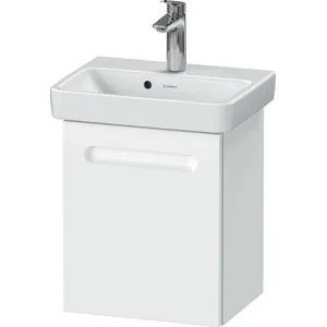 Duravit, Armoire de salle de bain, Meuble sous-vasque No 1 1 porte 440x346mm Ans droite blanc mat (44 x 38.60 x 47.80 cm) pas cher