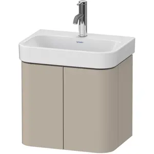 Duravit, Meuble sous-lavabo, Happy D.2 Plus bâti-support pour lavabo suspendu, 475x350mm, 2 portes, HP4384060600000 (55.50 x 52.50 x 55 cm) pas cher