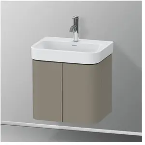 Duravit, Meuble sous-lavabo, Happy D.2 Plus bâti-support pour lavabo suspendu, 475x350mm, 2 portes, HP4384092920000 (55.50 x 52.50 x 55 cm) pas cher