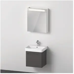 Duravit, Ensemble de meubles de salle de bain, No.1 Ensemble de meubles 550, incl. lavabo, meuble sous-lavabo, armoire de toilette avec cha