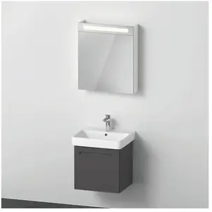 Duravit, Ensemble de meubles de salle de bain, No.1 Ensemble de meubles 550, comprenant lavabo, meuble sous-lavabo, armoire de toilette ave