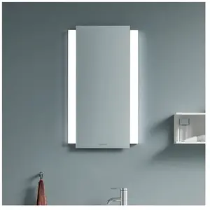 Duravit, Miroir cosmétique, Miroir Ketho.2 avec éclairage 400x700x33mm, 18 W pas cher