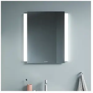 Duravit, Miroir cosmétique, Miroir Ketho.2 avec éclairage 600x700x33mm, 18 W pas cher