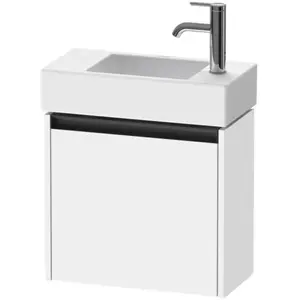 Duravit, Meuble sous-lavabo, Meuble sous-lavabo Ketho.2 484x440x238mm Porte à gauche blanc supermat (48.40 x 44 x 23.80 cm)
