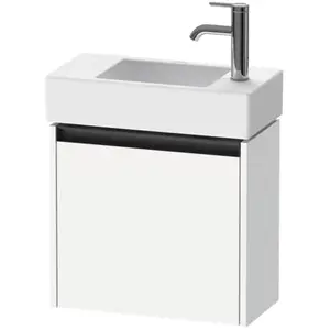 Duravit, Meuble sous-lavabo, Meuble sous-lavabo Ketho.2 484x440x238mm Arrêt de porte à droite blanc mat (48.40 x 23.80 x 44 cm)