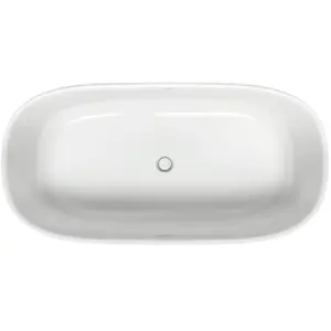 Duravit Zencha - Vrijstaand bad 180x90 cm, DuraSolid, ClickClack, wit ... pas cher
