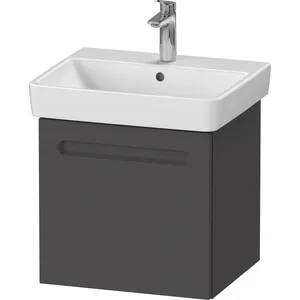 Duravit, Meuble sous-lavabo, No.1 bâti-support pour lavabo, 1 tiroir, 490x426x478mm, avec découpe siphon, tiroir intér (49 x 47.80 x 42.60 cm)