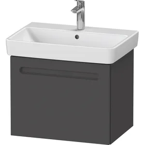 Duravit, Meuble sous-lavabo, No.1 bâti-support pour lavabo, 1 tiroir, 590x426x478mm, avec découpe siphon, tiroir intér (59 x 42.60 x 47.80 cm)
