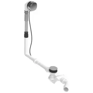Duravit, Siphon, Garniture de vidage/débordement QUADROVAL avec bec de... pas cher