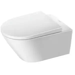 Duravit D-Neo wandtoilet zonder zitting 37x54x40cm Wit Hoogglans pas cher
