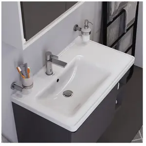 Duravit, Lavabo, Lavabo pour meuble D-NEO 800x480mm Be li m ÜL m HLB 1...Vendu pargalaxus