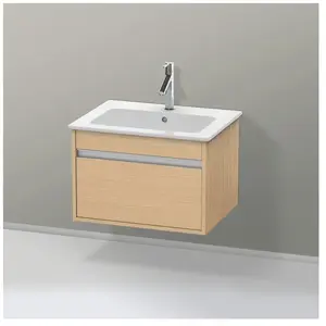 Duravit, Meuble sous-lavabo, Ketho bâti-support lavabo suspendu, 600x410x475 mm, 1 tiroir, pour ME by Starck 233663, KT641803030 (60 x 41 x 47.50 cm)