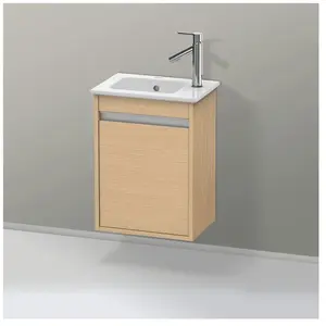 Duravit, Meuble sous-lavabo, Ketho meuble sous-lavabo suspendu, 400x550x285 mm, 1 porte, charnières à gauche, pour ME by Starck (40 x 28.50 x 55 cm)