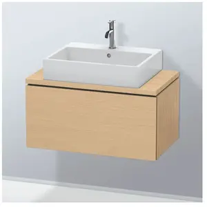 Duravit, Meuble sous-lavabo, L-Cube Meuble sous-lavabo pour console, Compact, suspendu, 1 tiroir, 820x400x477mm, LC580203030 (82 x 47.70 x 40 cm)