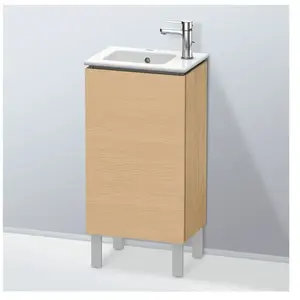 Duravit, Meuble sous-lavabo, L-Cube Meuble sous-lavabo vertical, 1 porte, charnière à gauche, 420x704x294mm, LC6273L3030 (42 x 29.40 x 70.40 cm)