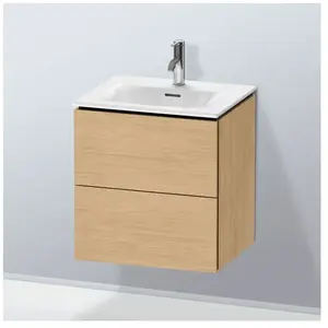 Duravit, Meuble sous-lavabo, L-Cube bâti-support lavabo suspendu, 2 tiroirs, 484x544x459mm, LC627403030, LC627403030 (48.40 x 45.90 x 54.40 cm) pas cher