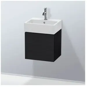 Duravit, Meuble sous-lavabo, L-Cube Meuble sous-lavabo suspendu, 1 porte, charnière à gauche, 434x400x341mm, LC6245L1616 (43.40 x 34.10 x 40 cm)