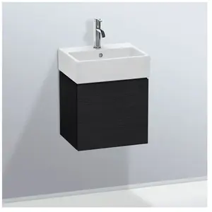 Duravit, Meuble sous-lavabo, L-Cube Meuble sous-lavabo suspendu, 1 porte, charnière à droite, 434x400x341mm, LC6245R1616 (43.40 x 34.10 x 40 cm)