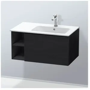 Duravit, Meuble sous-lavabo, L-Cube Meuble sous-lavabo suspendu, 1 tiroir, étagère sur le côté, vasque à droite, 820x400x481mm (82 x 48.10 x 40 cm) pas cher