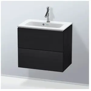 Duravit, Meuble sous-lavabo, L-Cube bâti-support lavabo suspendu, Compact, 2 tiroirs, 620x550x391mm, LC625601616, LC625601616 (62 x 39.10 x 55 cm)