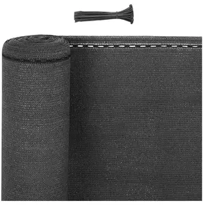WOLTU Paravent extérieur,Écran Brise-Vue d’intimité,Contre Le Vent, Anthracite,1.8x10m,180 g/m² pas cher
