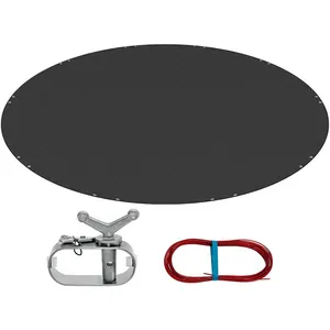 Couverture Piscine Ronde WOLTU - F610cm - PE 200g-m² -  illets et Corde de Fixation pas cher