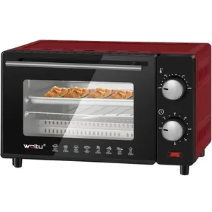 Mini Four Électrique - WOLTU - 10L - 650W - Rouge - Chauffage, décongé...Vendu parcdiscount