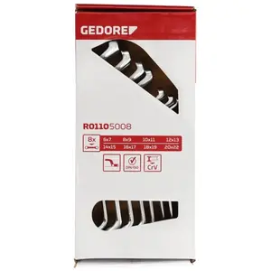 Gedore RED R01105008 3300926 Jeu de clés à oeil doubles 8 pièces pas cher