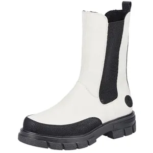 Enkellaarzen Rieker Z9170-60 Wit pas cher